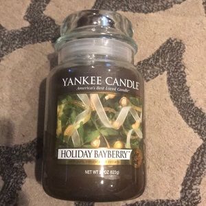 Holiday bayberry candle